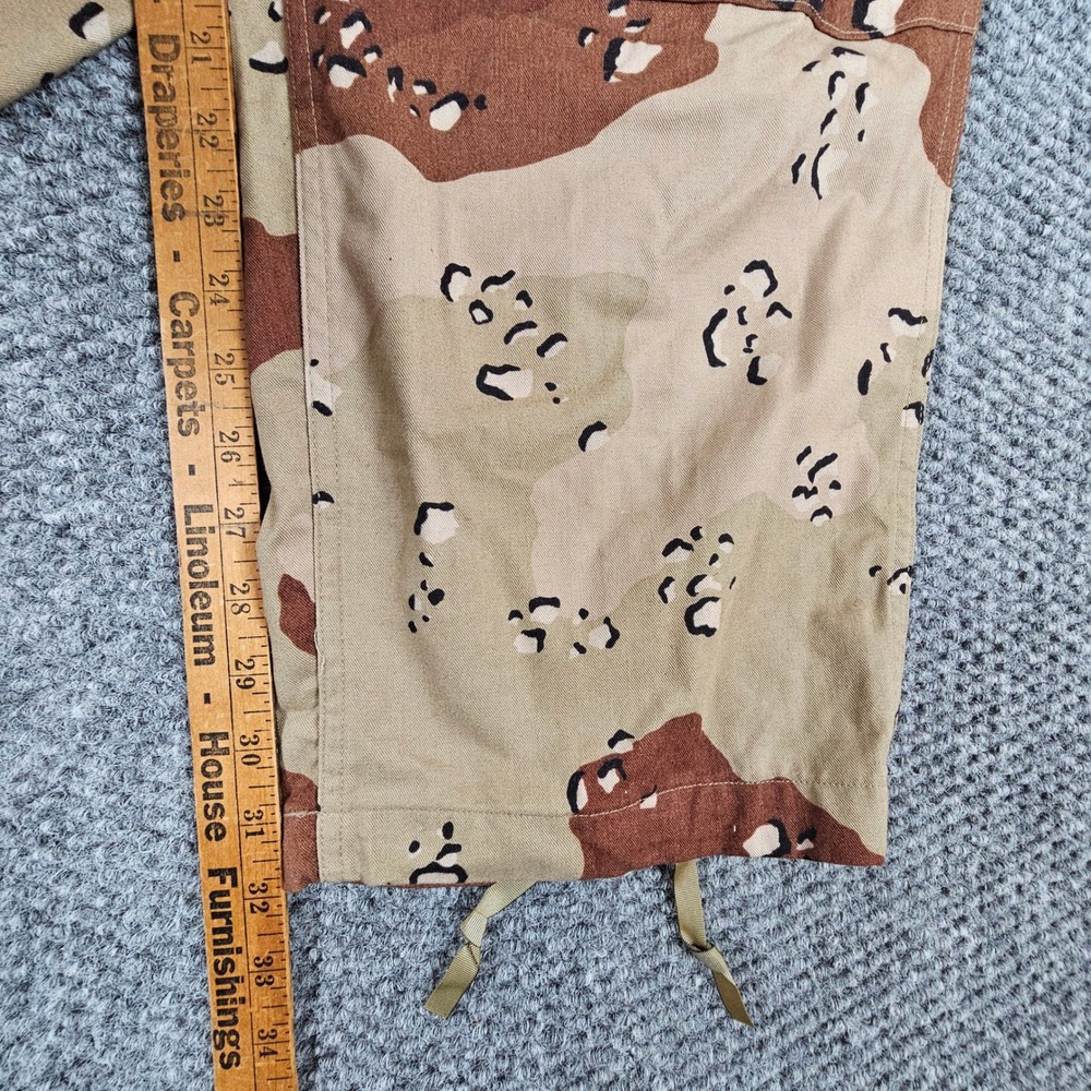 Vtg US Military Chocolate Chip Desert Camo Combat Cargo Pants Trousers XL 90's - Picture 5 of 9